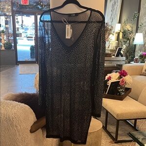 CBR Black and White Polka Dot Fabric